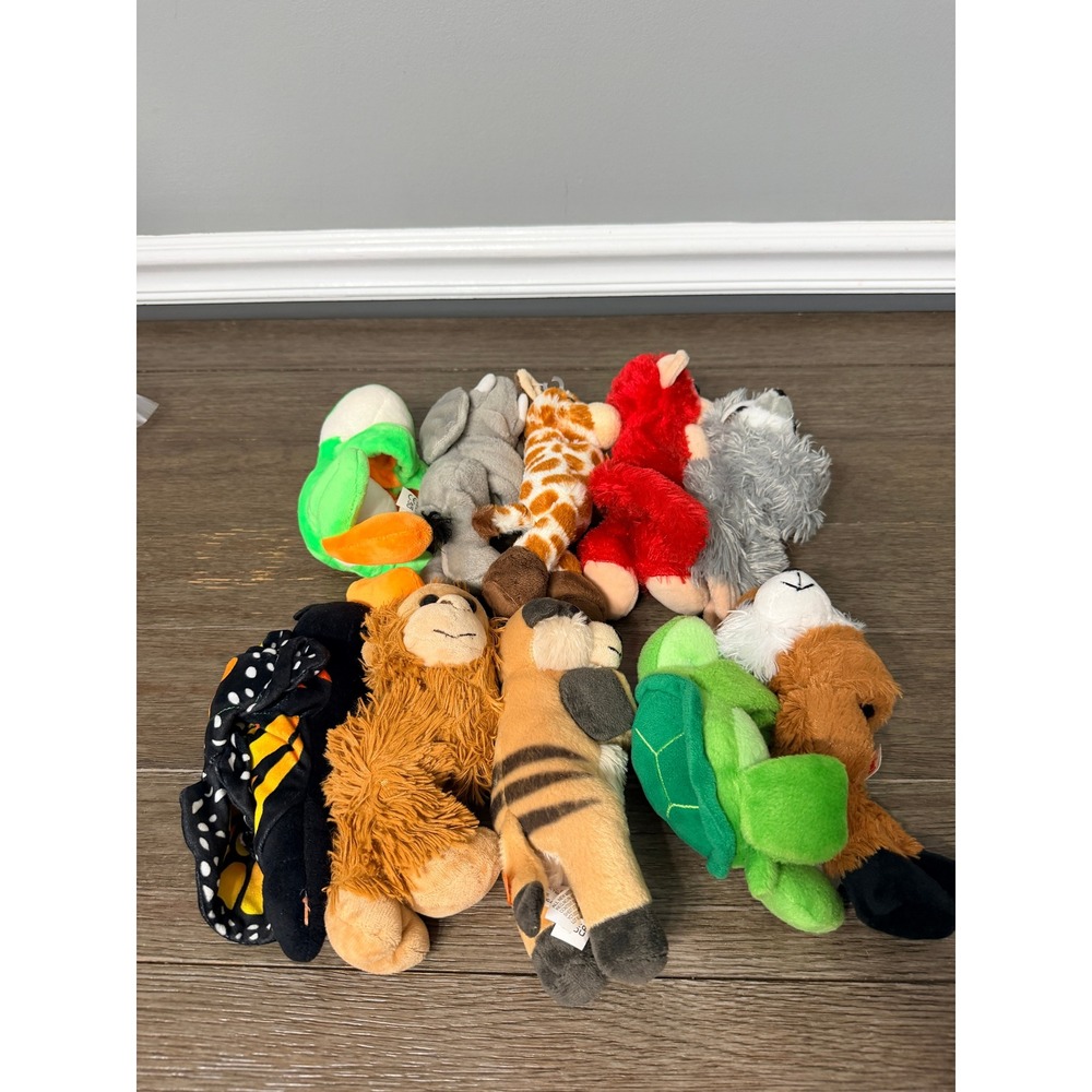 Wild Republic Huggable Hand Plush Lot 10